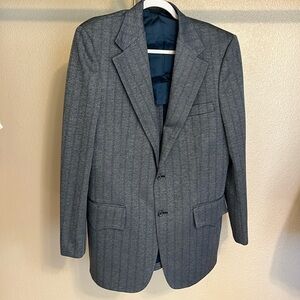 XL men’s blazer grey and blue